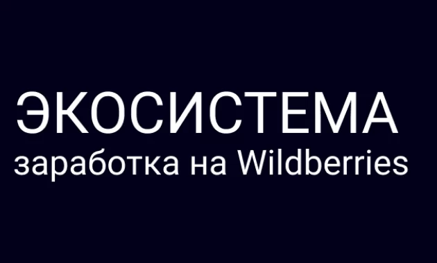 Экосистема заработка на Wildberries Экосистема заработка на Wildberries